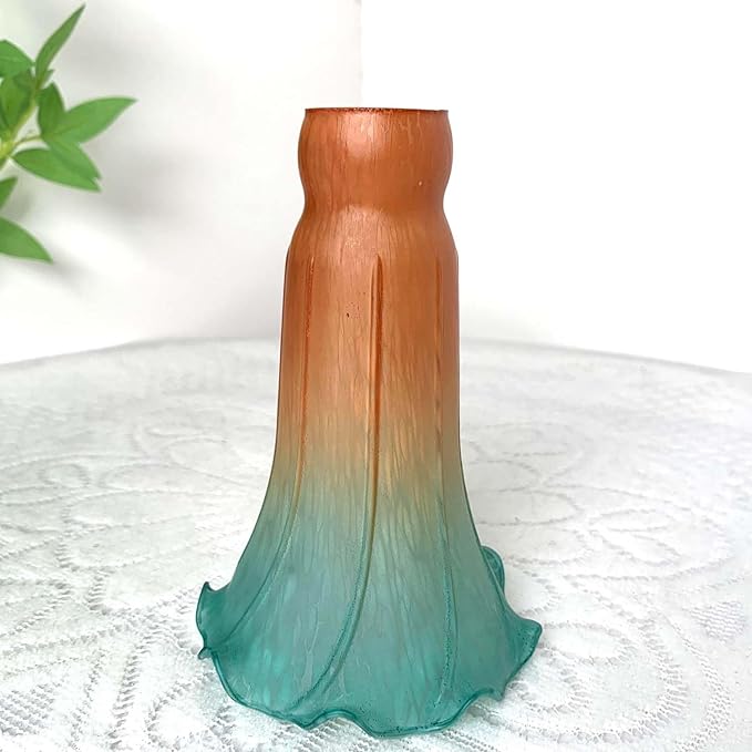 Bieye LS26 Lily Flower Blown Glass Lampshade - Image 6