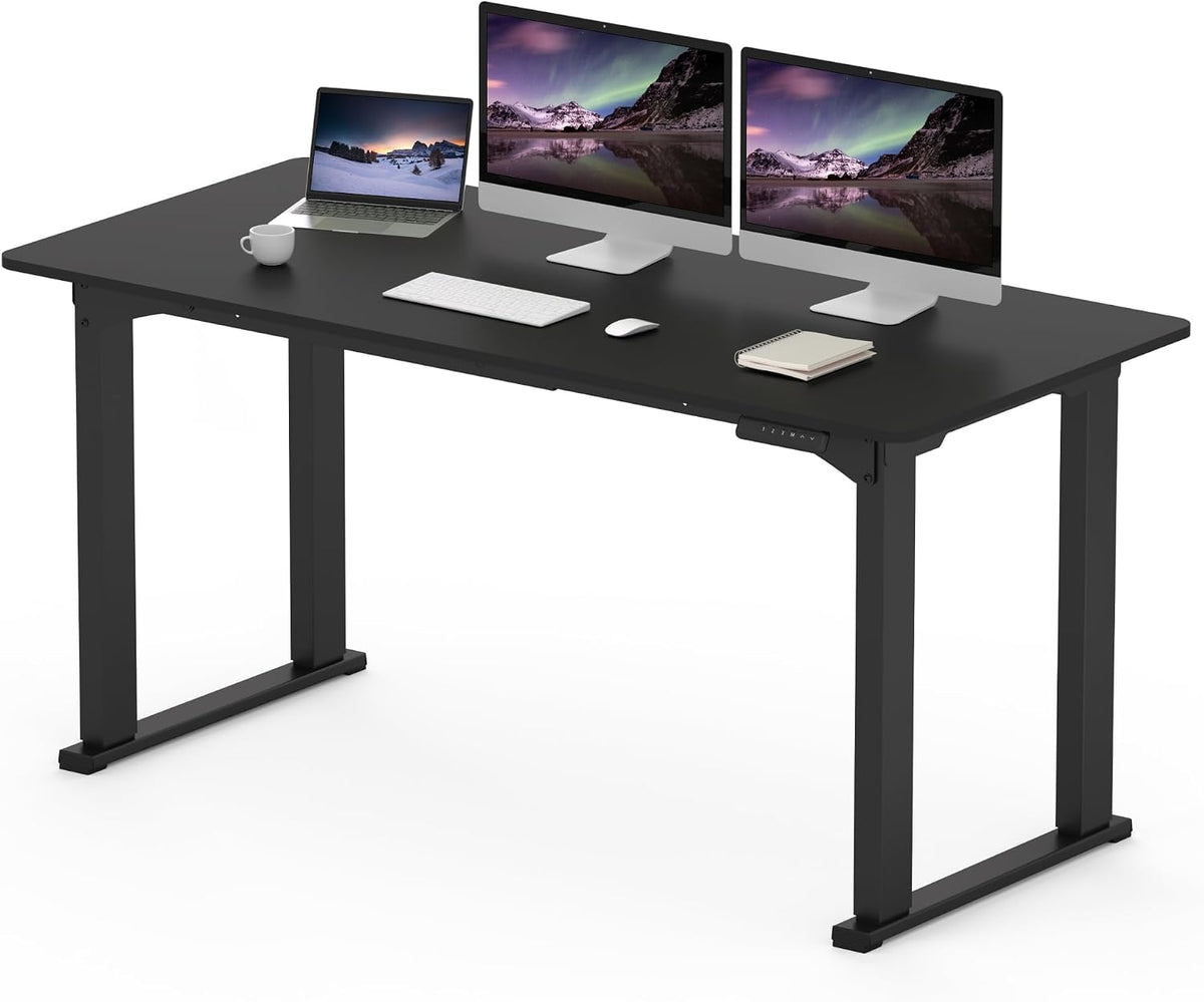 SANODESK 4-Leg Standing Desk, Electric Height Adjustable Desk