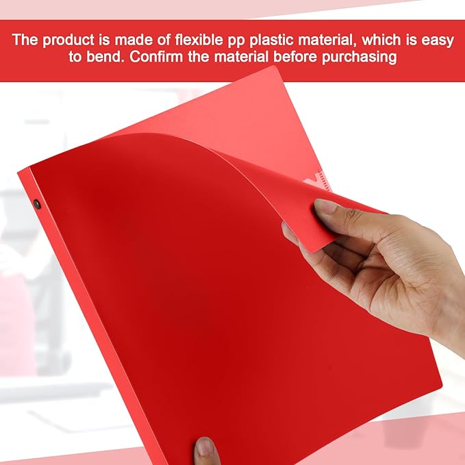 Henoyso 36 Pcs 3 Ring Binder 0.5 Inch Round Fits Letter Size 8.5'' x 11'' Paper - Image 4