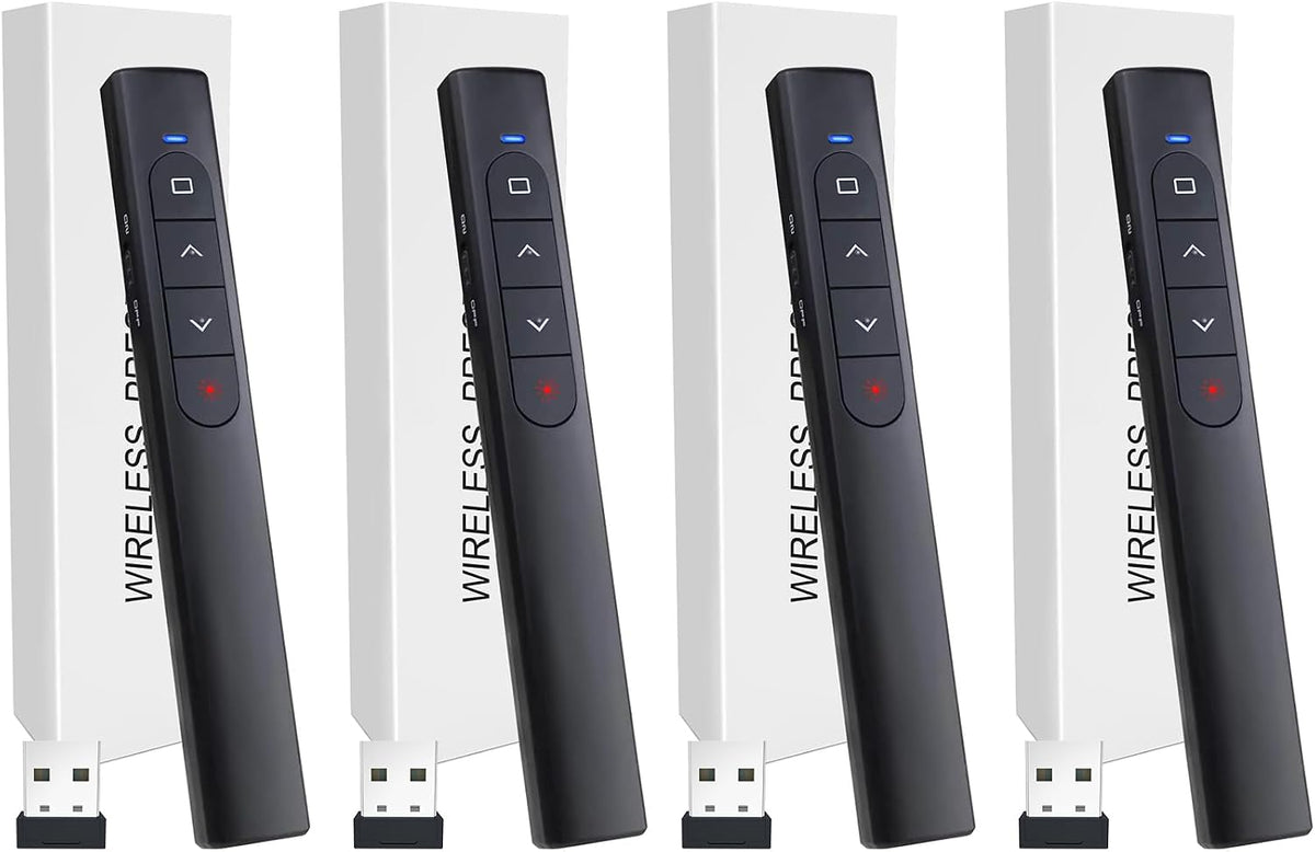 （4 Units） Wireless Presenter Remote, Presentation Clicker