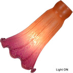 Bieye LS21 Lily Flower Blown Glass Lampshade - Image 2