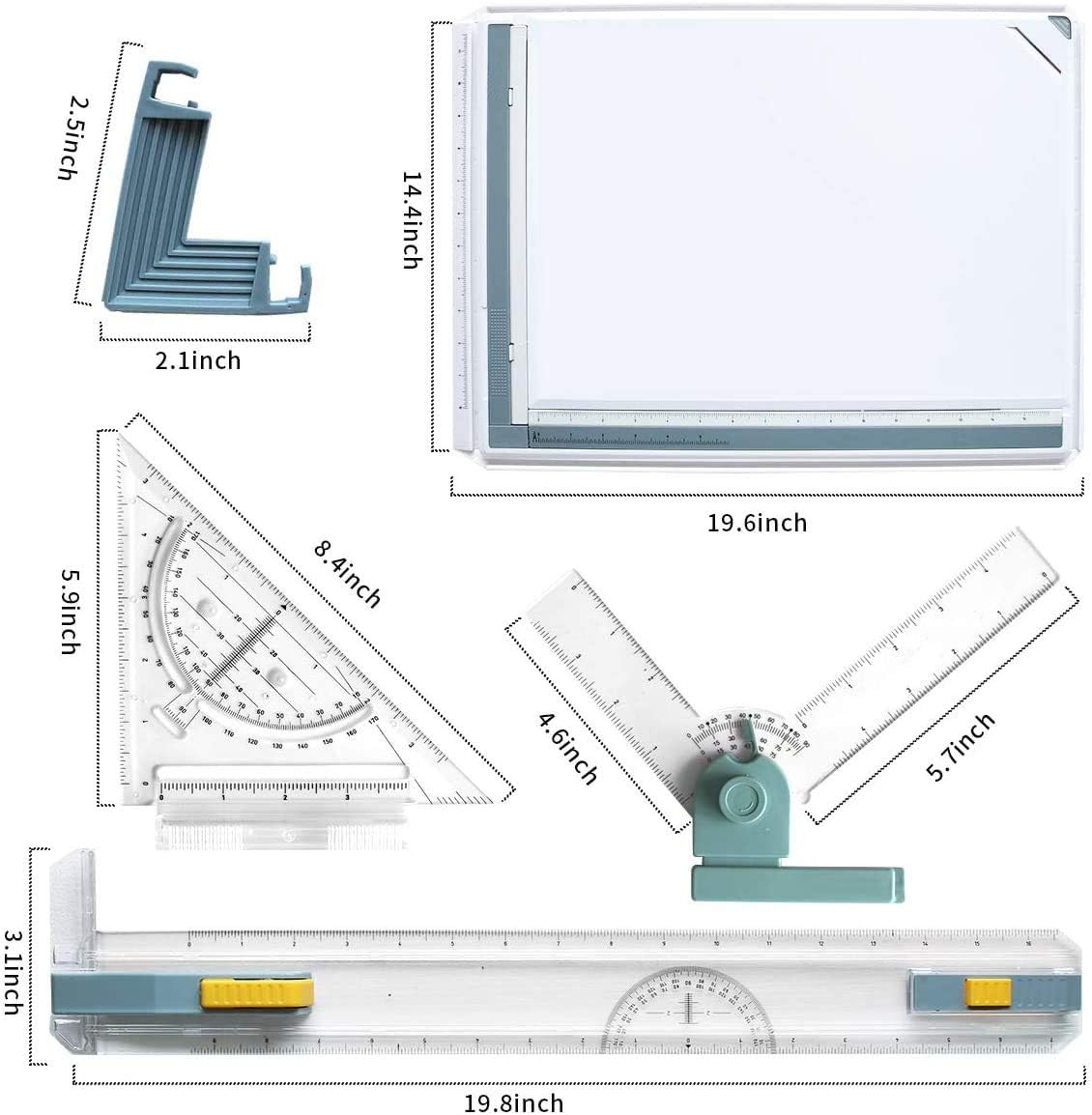 frylr inch a3 drawing board drafting table multifunctional shown in use