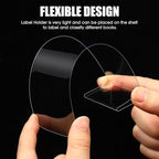 Containlol 50 Pcs Moveable Shelf Label Holders - Image 5