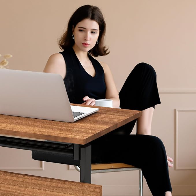 Foldable Conference Table, Modern Mobile Meeting Table - Image 2
