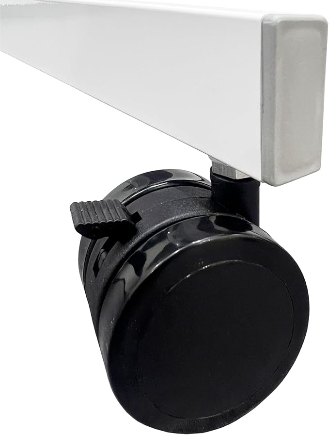 Large Rolling Whiteboard on Wheels, Portable Standing Dry Erase Board Easel - Image 6