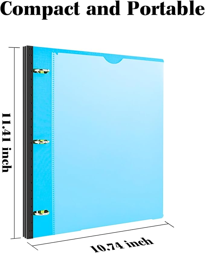 INFUN 1 Inch Telescoping 3 Ring Binder - Image 5