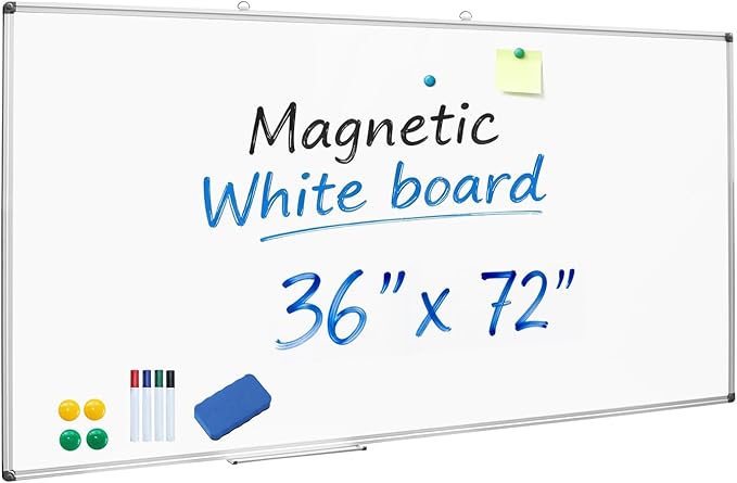 XIWODE Large 36x72 Inch Magnetic Dry Erase Whiteboard by XIWODE