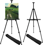 Art Artist Easel Stand for Displaying, RRFTOK Metal Tripod Adjustable Easels