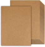 100 Sheets Kraft Paper Brown Cardstock 8.5 x 11, Goefun 80lb Card Stock Printer by Goefun