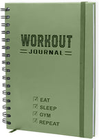 Nextnoid Hardcover Fitness Journal Workout Planner by Nextnoid