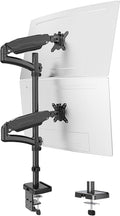 mount pro vertical dual monitor mount, stacked monitor, main product view