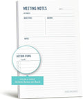 Meeting Notes Notepad by TwoTumbleweeds