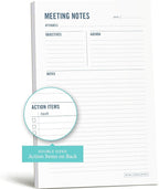 Meeting Notes Notepad by TwoTumbleweeds