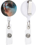1-100 PCS Custom Frosted Surface Badge Reel by wxyzdq