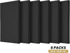 6 PCS Acoustic Panels, Large Soundproof Wall Panels, Professional Fiberglass - Image 9