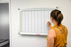 30 Minute Schedule with Color Whiteboard 60" x 40" - Image 4