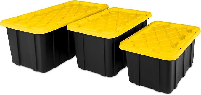 Sterilite 18-Pack Stackable Storage Bins, Heavy Duty Totes w/Lids, 17 Gallon - Image 9