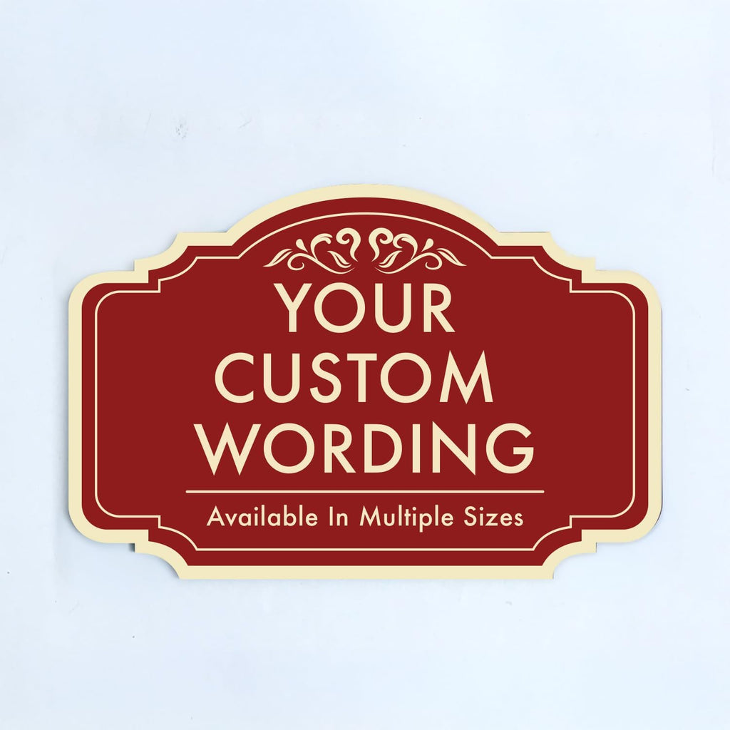 Custom Decorative Outdoor Metal Sign