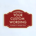 Custom Decorative Outdoor Metal Sign by SpeedyOrders