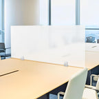 Desk Divider for Students and Desk Privacy Panel, Frosted Acrylic Plexiglass by Unknown