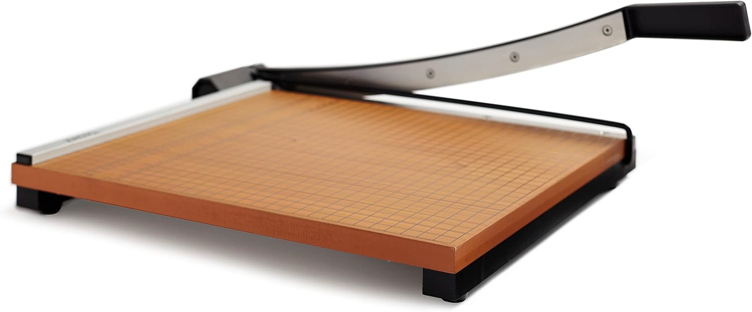 X-ACTO 15" x 15" Heavy Duty Paper Trimmer, Commercial Grade, Guillotine Paper Cutter - Cuts Paper, Film, Photographs with Precision