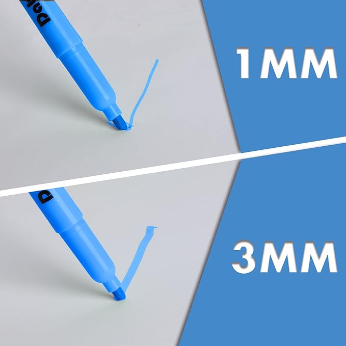 Dabo&Shobo Highlighters, 60 Bulk Pack Highlighter, Chisel Tip, Quick Drying - Image 4