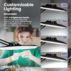 Neatfi XL 2, 200 Lumens LED Task Lamp, 4 Level Brightness, Desk Light - Image 6