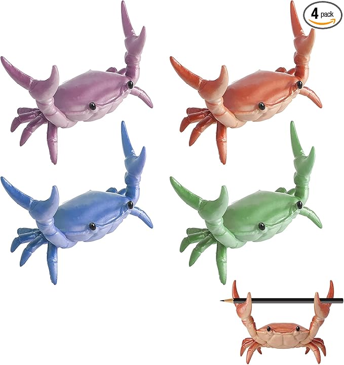 4PCS Desk Crab Pen Holder, Creative Crab Pen Holder, New Cute Crab-Shaped Pen by Unknown