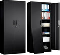 TaskStorz Metal Garage Storage Cabinets, 71” Tall Metal File Cabinet by TaskStorz