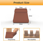 16 PCS Square Chair Leg Floor Protector, Silicone Chair Leg Cover, Furniture - Image 3