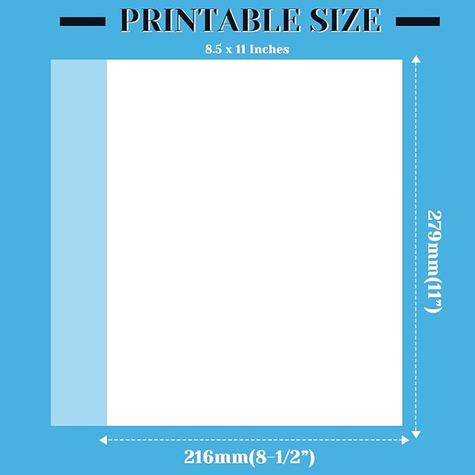Vellum Paper, Cridoz 115GSM Transparent Vellum 8.5 x 11 Translucent Clear - Image 5