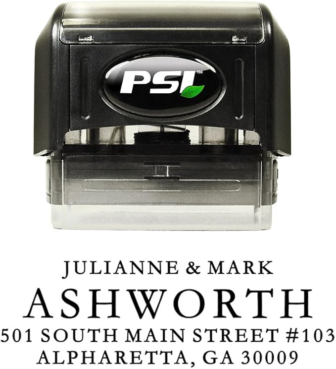 PrettySweetParty Self Inking Return Address Stamp by PrettySweetParty