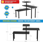 JayRex Countertop Corner Shelf, 3 Tier Shelf Moveable Organizer - Image 2