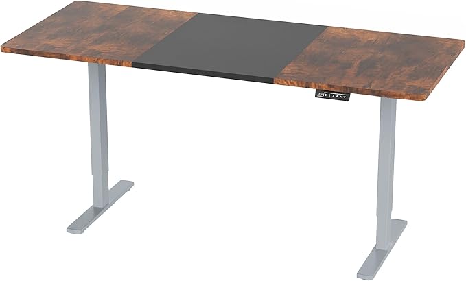 VIVO Electric 71 x 30 in Rustic Standing Desk, Memory Height Adjustment - Image 9
