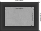Amanti Art Black Framed Magnetic Board 17x23 Small Vision Board - Image 2