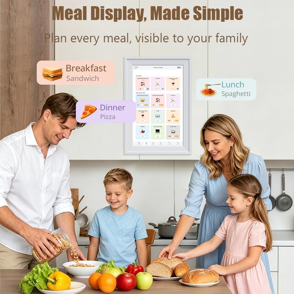 10.1 Inch Digital Calendar with IPS Touch Screen - Smart Electronic Calendar ...