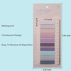 ELII 2000pcs Books Tabs for Annotating, Sticky Tabs Clear Sticky Notes - Image 3