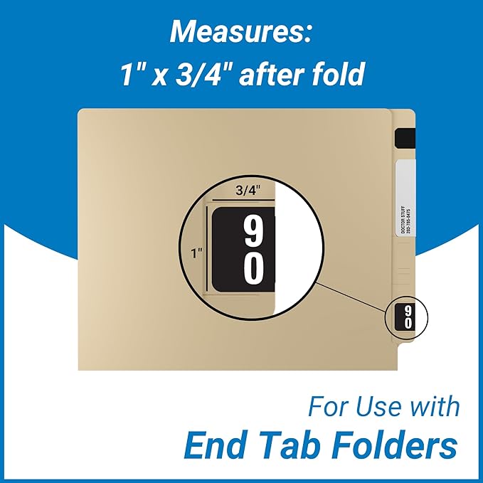 Doctor Stuff - File Folder Labels, Terminal Digit Filing, Consecutive Double - Image 5