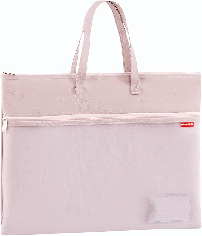 Pendancy Mesh Zipper Pouch A3 Size, Large Double Pocket Waterproof File Bag by Pendancy