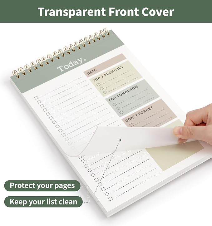 104 Pgs To Do List Notepad, 52 Undated Sheets Duplex-printed Daily Planner - Image 7
