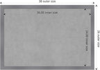 Amanti Art Grey Framed Magnetic Board 26x38 Large Vision Board - Image 4