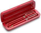 Executive Gift Shoppe | Roman Monogram Personalized Cherry Finish Fountain Pen - Image 3