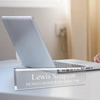 SignsByLITA Personalized Acrylic Desk Name Plate 2" x 10" - Image 4