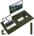 YSAGi Non-Slip Leather Desk Pad L Size, Waterproof Laptop Computer Desk by YSAGi
