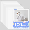 OcePor 100 Sheets White Cardstock 11” x 17”, 65lb/180gsm White Card Stock by OcePor
