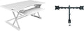Rocelco 46" Large Height Adjustable Standing Desk Converter