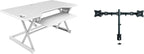 Rocelco 46" Large Height Adjustable Standing Desk Converter