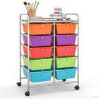 GLACER 10 Drawer Rolling Cart, Storage Cart by GLACERGrowupinhappiness