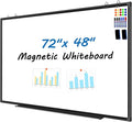 H-Qprobd 6'x4' Large Magnetic White Board Dry Erase Whiteboard by H-Qprobd