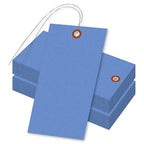 SmartSign 6.25 x 3.125 inch “Blue” Blank Tyvek Shipping Tags by SmartSign